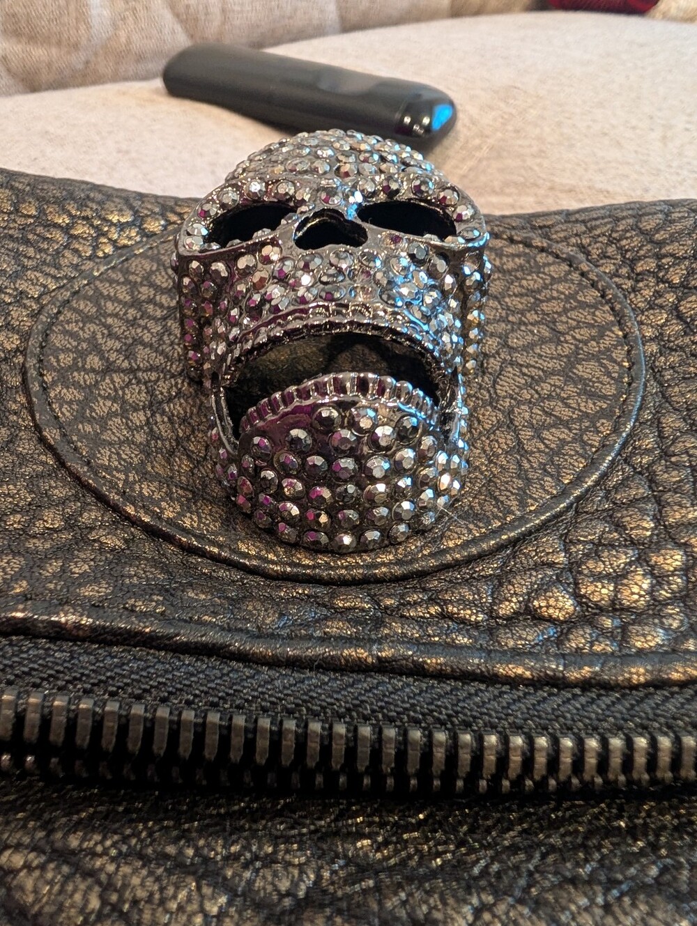 Thomas Wylde Black Skull Embellished Bag - Picture 8 of 17